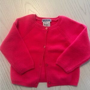Jacadi Vibrant Pink Kids Cardigan